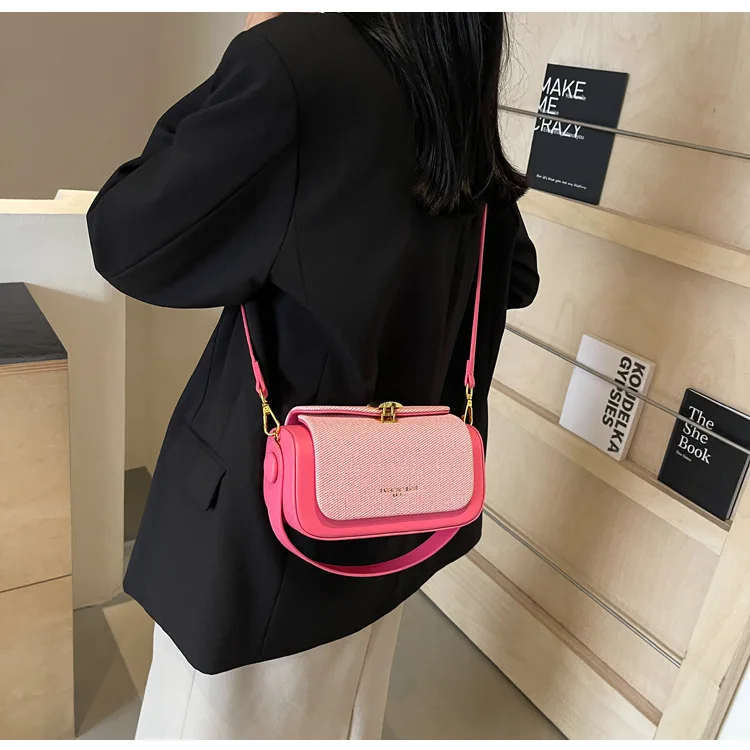 Mini Square Crossbody Bag - Luxury Designer Handbag Box Shape Satchel