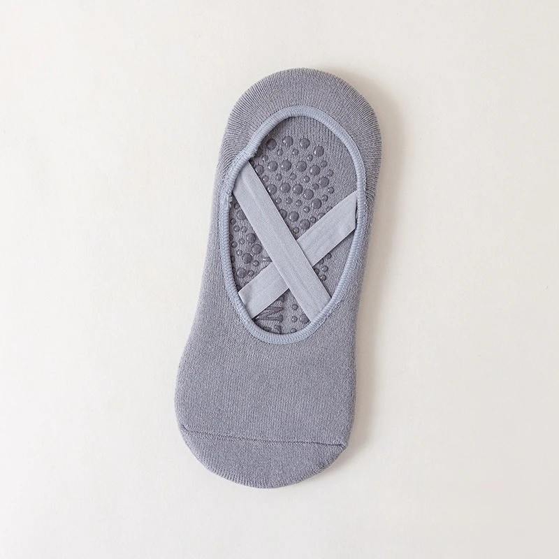 Women's Non-Slip Yoga and Pilates No-Show Socks with Silicone Grip