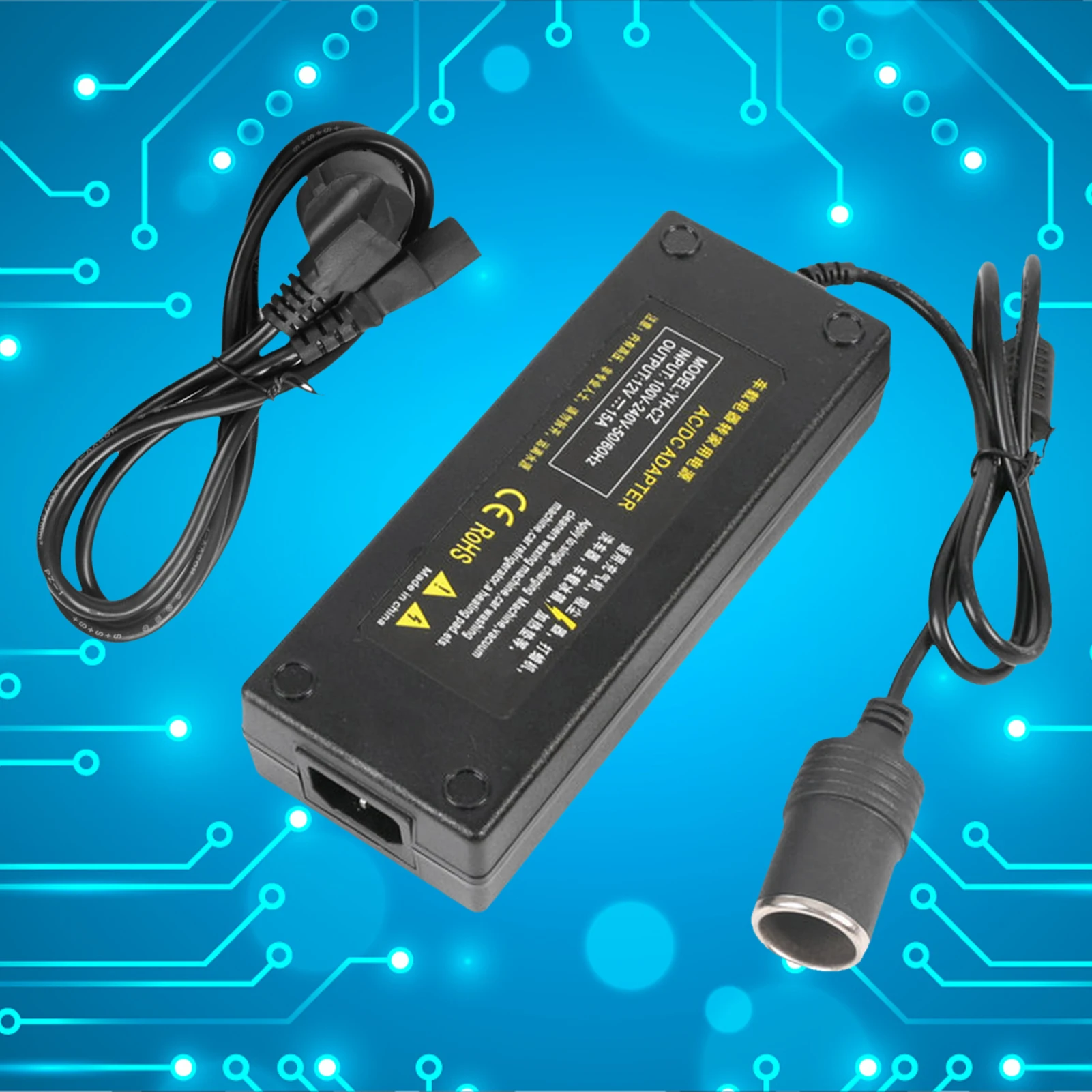 Car Power Adapter Inverter AC 110-220V To DC 12V 6A 8A 10A Auto Converter Inversor Car Cigarettes Lighter Converter Inverter