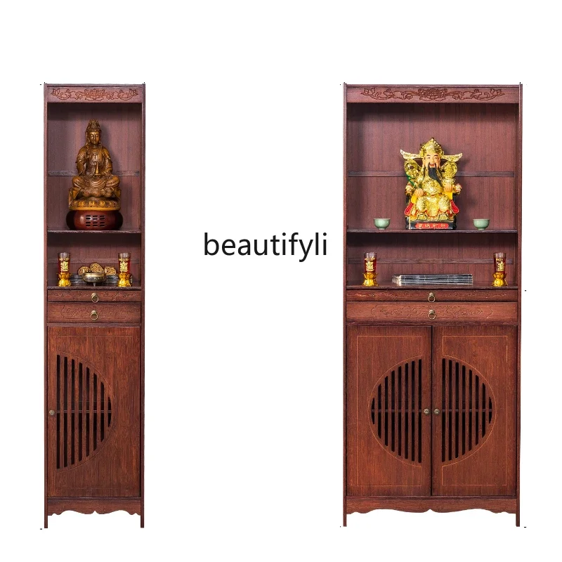 

Chinese God of Wealth Display Clothes Closet Altar Altar Home Modern Style Bodhisattva Buddha Niche