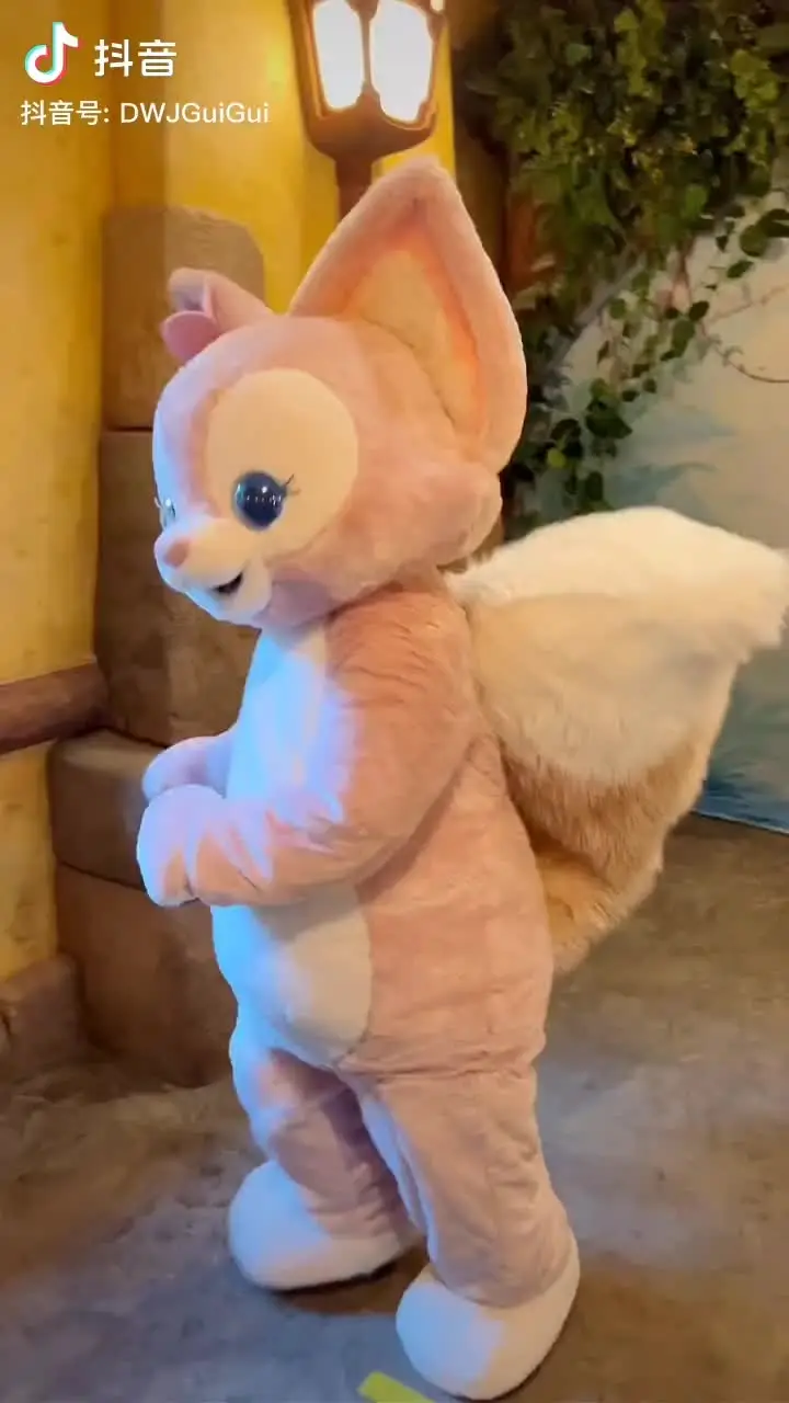 New Pink Lina Bell Fox Costume for Adults