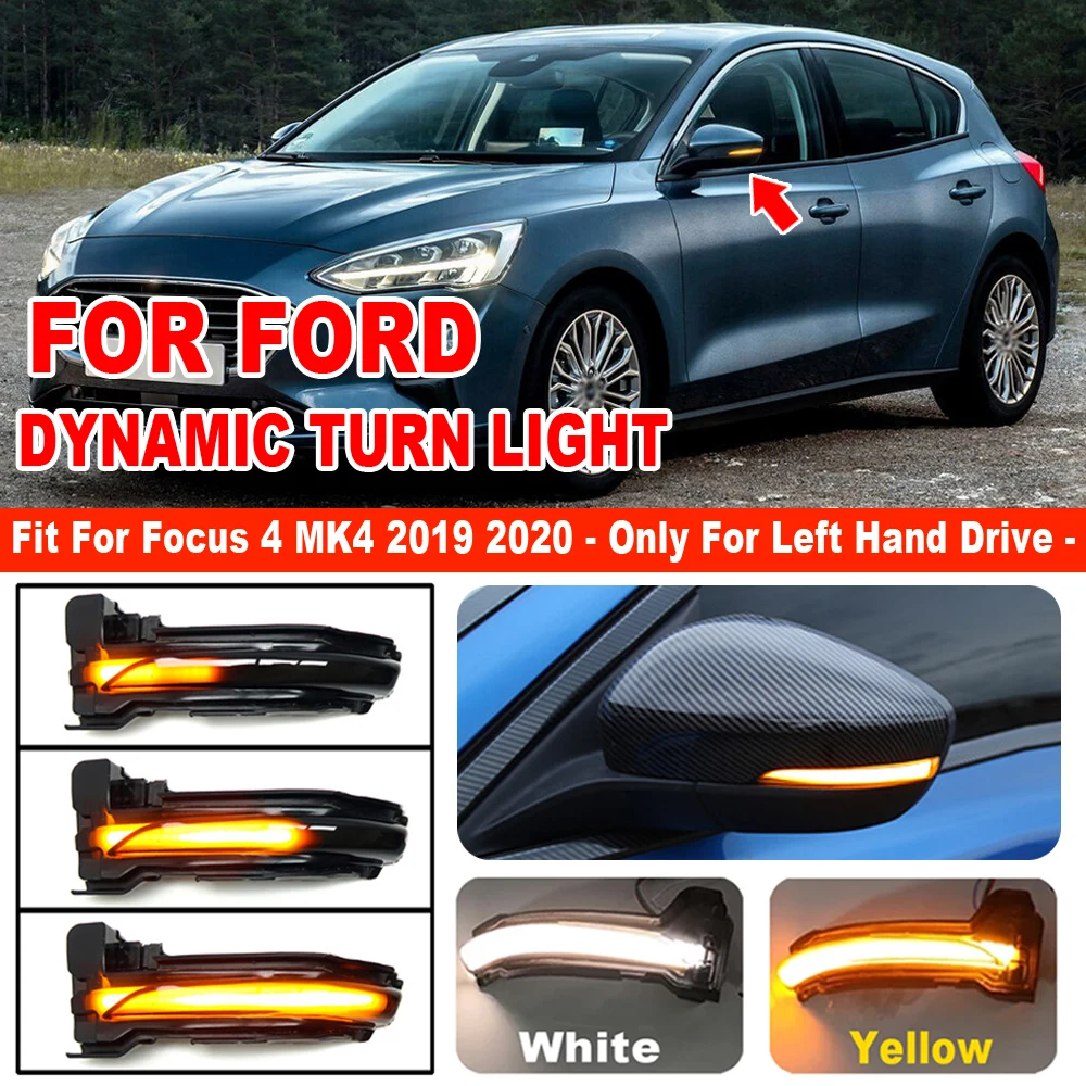 ynamic Blinker For Ford Focus 4 MK4 Flowing LED Turn Signal Light Side Lamp 2018 2020 LHD Pair Arrow _ - AliExpress Mobile