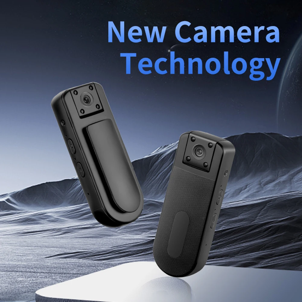 HD 1080P Wearable Worn Bodycam Night Vision WiFi Portable Small Personal Camcorder with Audio & Video Recording Body Worn Cam