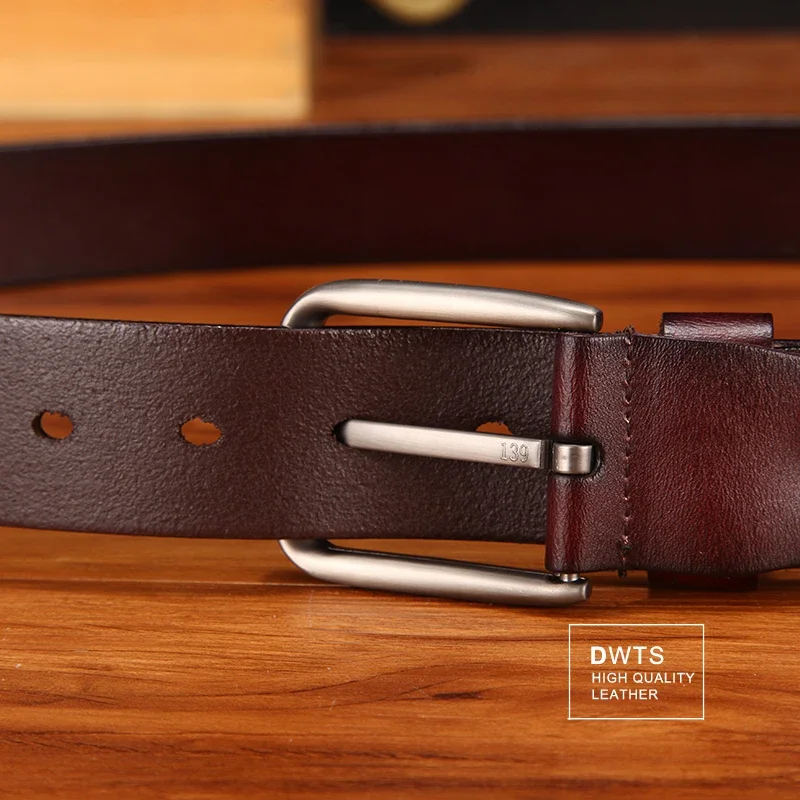 Belt Men's Needle Buckle Pants Belt Middle-Aged Youth Formal Wear Business Retro Casual Simple Versatile Jeans Belt