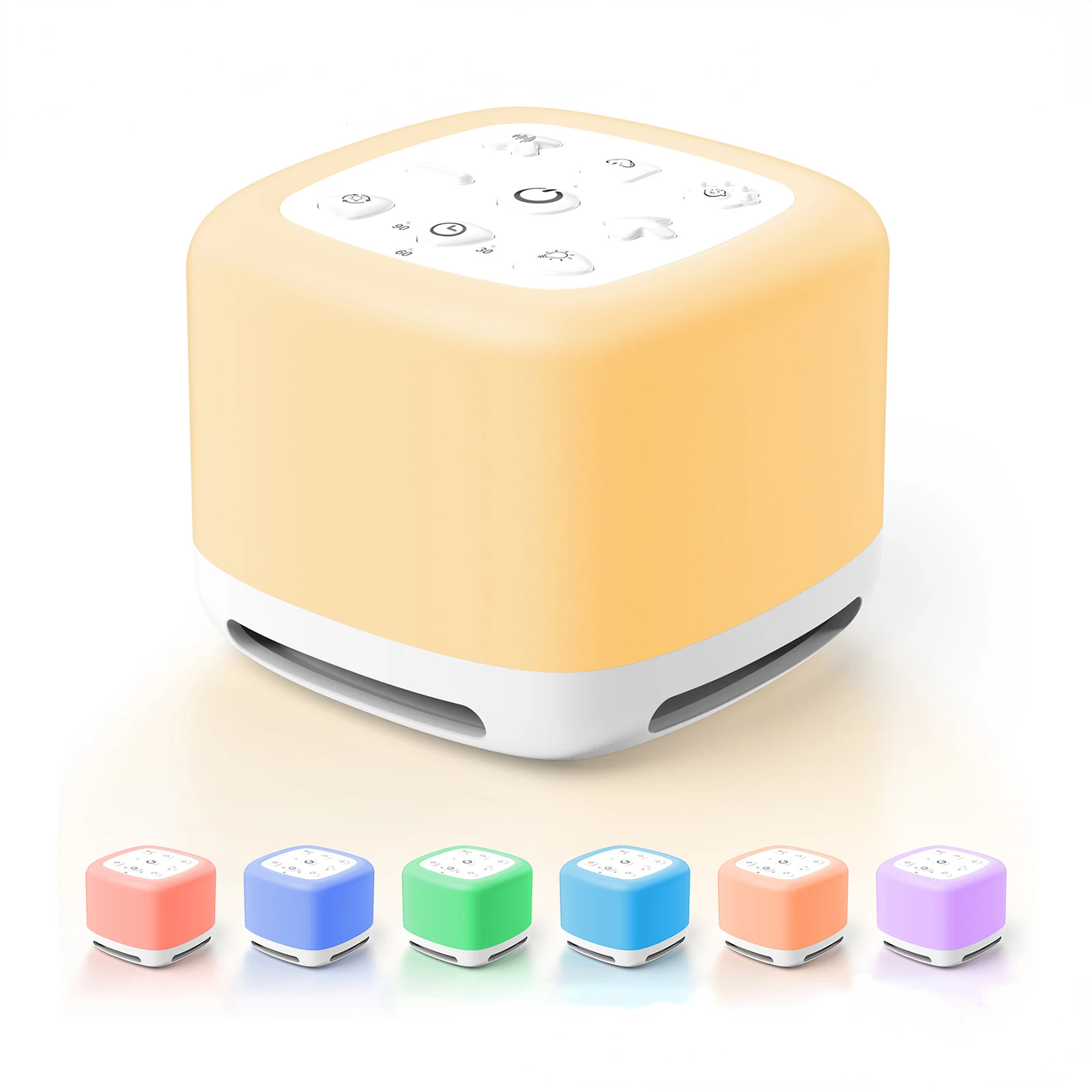 

White Noise Machine Sleep Aid Baby Night Light and Wireless Speaker 3 in 1 Portable White Noise Sounder with 40 Soothing Sounds