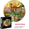 65CM Round Puzzle 1000 Pieces Kid 3D Earth Moon Constellation Rainbow Paper Assemble Jigsaw Puzzle Games Education Toy For Adult 5