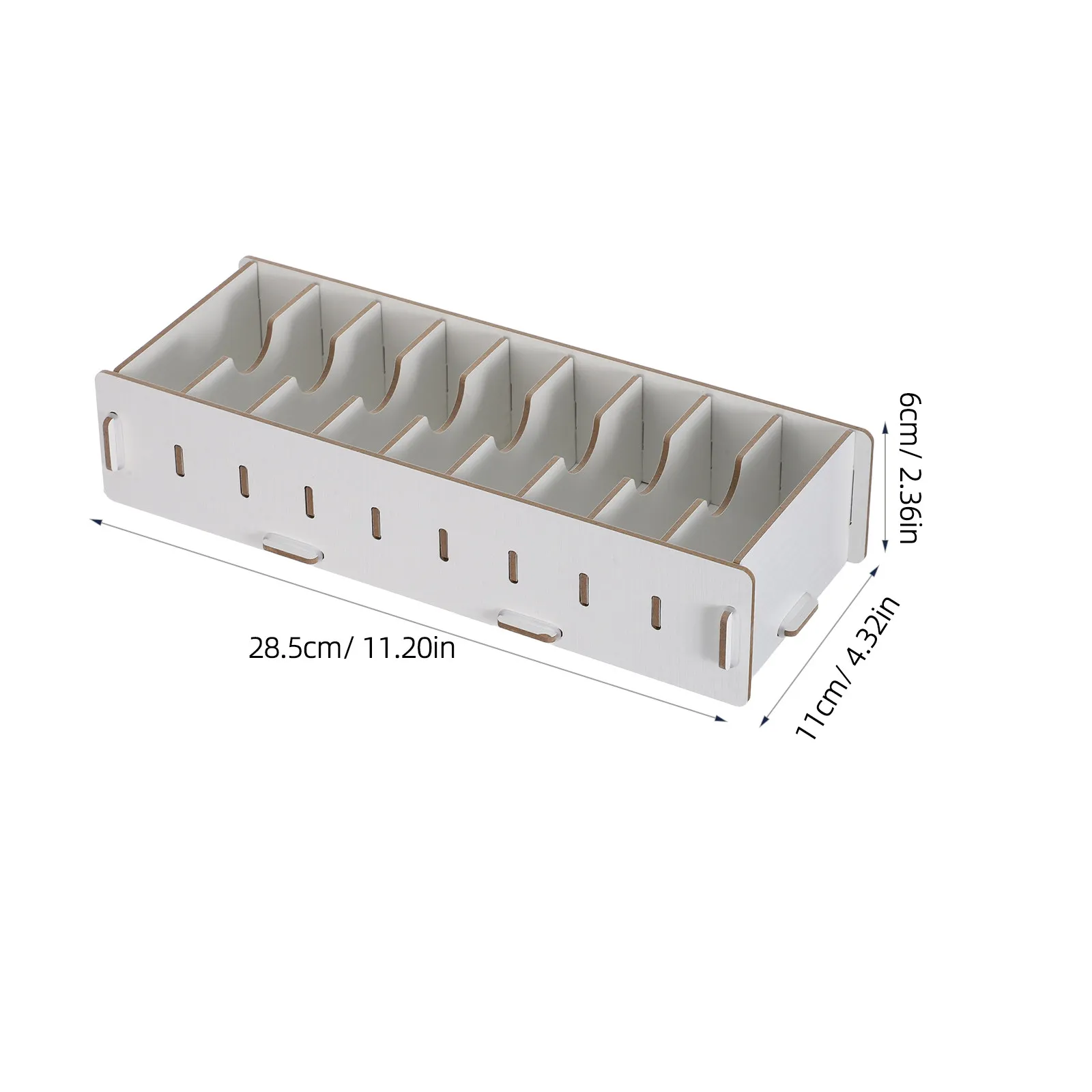 나무 책상 카드 홀더 나무 명함 정리함 핑크 데스크탑 보관함 분리형 칸막이 다기능 사무용품