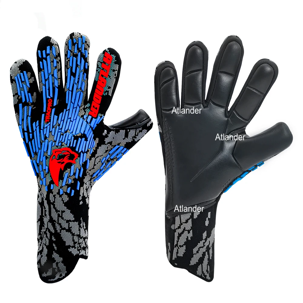 Fußballhandschuhe für Kinder und Erwachsene, Fußball-Torwart, verdicktes Latex, starker Griff, Torwarttraining, Spiel, Kinder, Handschlaufe, langlebiger Handschuh – Detail 19