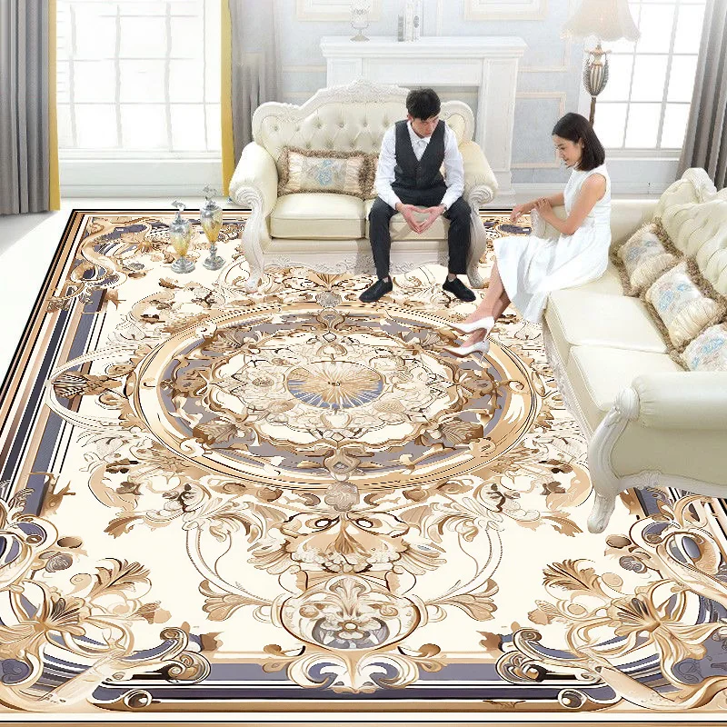 Luxury Carpets for Living Room European Large Size 200X300 Rugs for Bedroom Bedroom Decor Home Alfombra Plush Non-slip Floor Mat 3