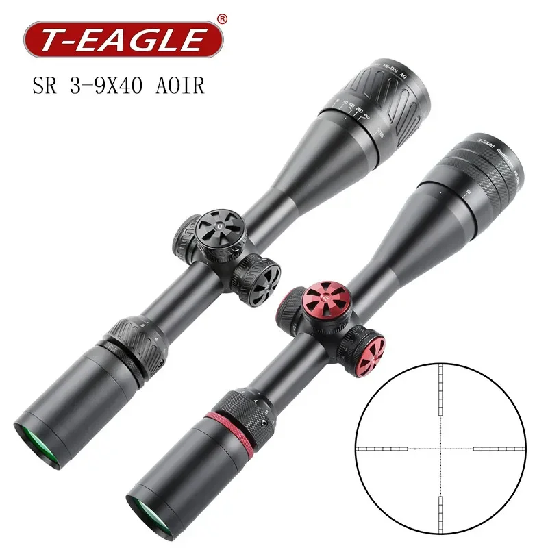 

SR 3-9X40 AOIR Tactical Optic Sight Riflescope Two Colors RifleScopes For Hunting Sniper Airsoft Air Guns Mounts