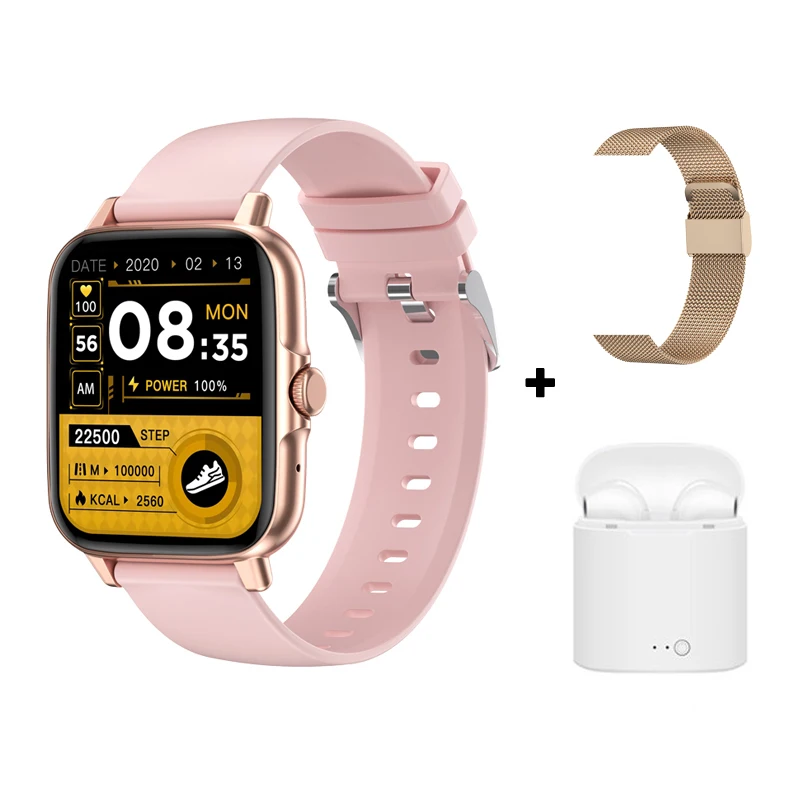2022 New NFC Smart Watch Men Women 1.69 Inch HD Heart Rate Fitness Tracker Bluetooth Call GT50 GTS 2 Smartwatch For Android iOS 