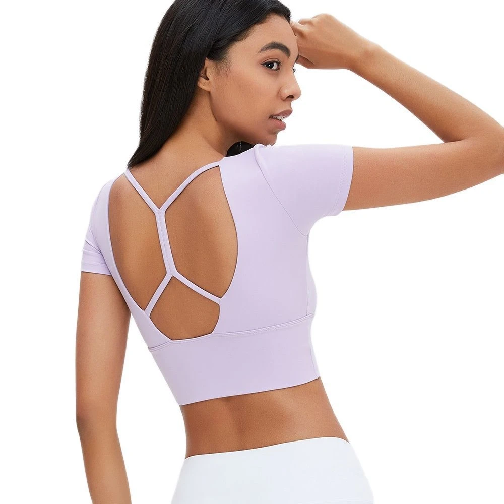 Open Back Fitness Top