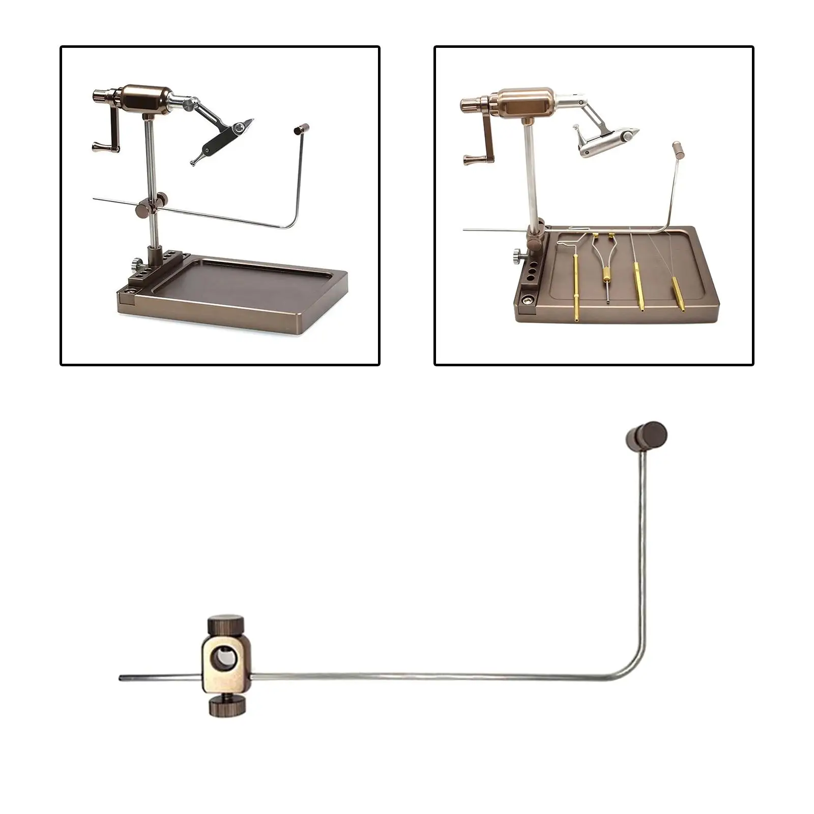 Fly Tying Vise Accessory Fishing Tying Tools Professional Metal Portable Durable Practical Fishing Line Stand