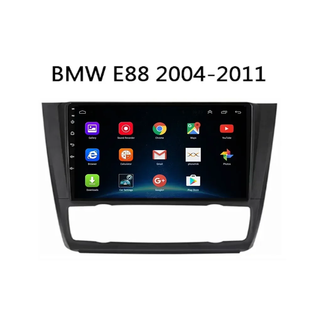 2din 4G+64G For BMW 1-Series 1 Series E88 E82 E81 E87 2004-2011 Car Radio Car video players CarPlay Android Auto GPS 2 din DVD