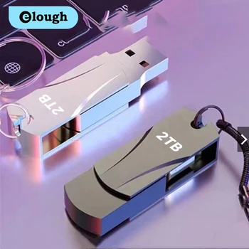 Elough USB 3.0 고속 플래시 드라이브, 금속 펜 드라이브, 방수 플래시 디스크, 미니 메모리 스틱, 32G U 디스크 펜 드라이브, 2TB, 1TB, 512G