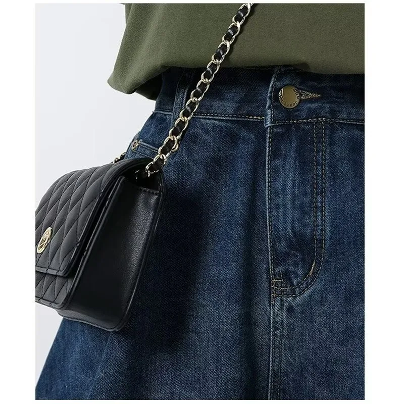 Thin Wide-leg Denim Shorts 2024 Summer High-waist Plus Size Slimming A-line Hot Pants Casual Pants for Women