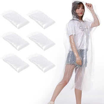 휴대용 일회용 성인 우비, 방수 비상 비 판초, 휴대용 우비, 여행 캠핑 야외 우비