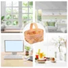 12Pcs Mini Wood Chip Basket Hand Woven Baskets Storage Bins Decorative Containers Home naments ganization Solutions 6