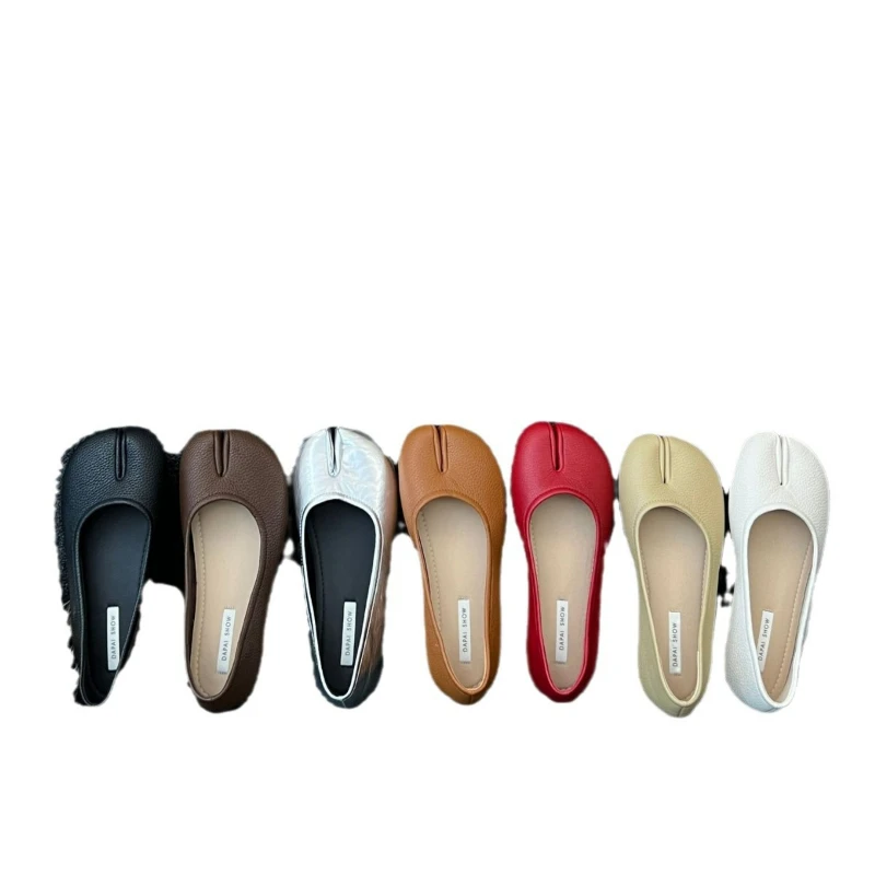 Women's Korean Style Split-Toe Flat Ballet Shoes Summer Comfortable Flats women flat shoes