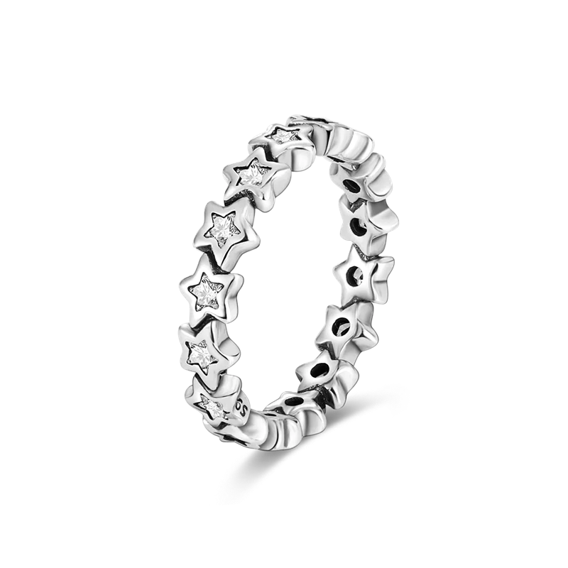 925 Silver Women Original Wedding Rings Sparking Zircon Knot Ring Elevated Heart Ring Classic Teardrop Halo Finger silver heart ring silver rings silver ring wedding rings