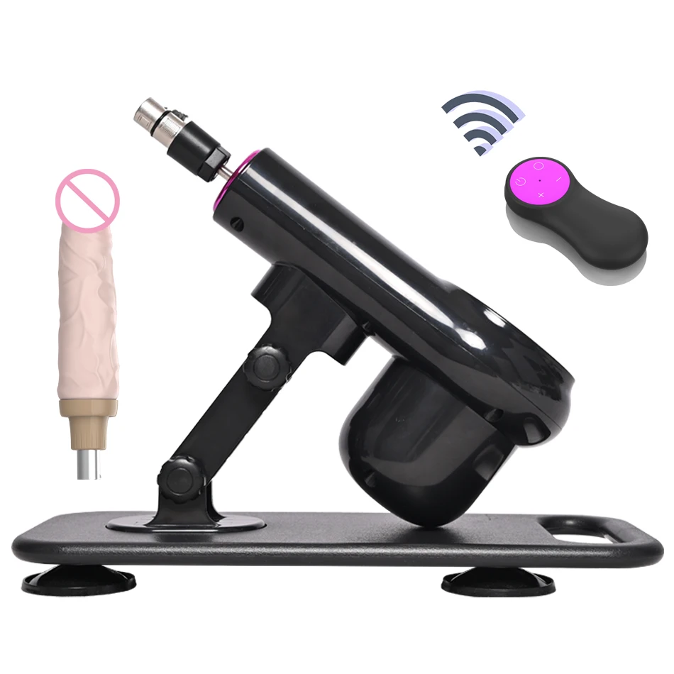 ROUGH BEAST Sex Machine Woman Adjustable wireless machine Masturbating Pumping with different Accessories Sex machine Gun