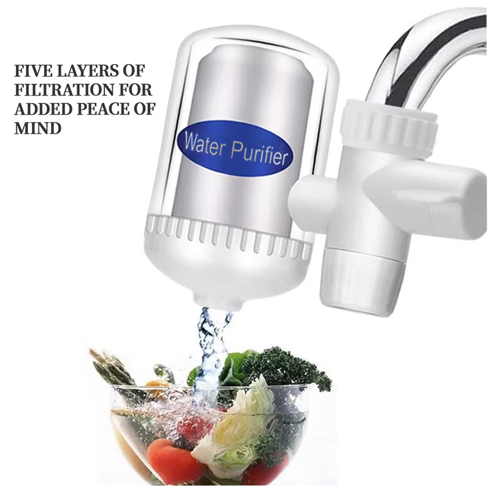Description Picture 6 of item1Pc itchen Sink Water Filter Faucet-5 Level Water Filtration with Reusable Ceramic Filter t hat Compatible with Standard Faucets