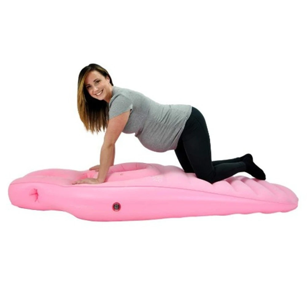 Inflatable Pregnancy Pillow Yoga Mat Maternity Body Bed Pillow O-Type Sleeping Bed PadMulti Functional Portable