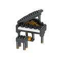 Black piano