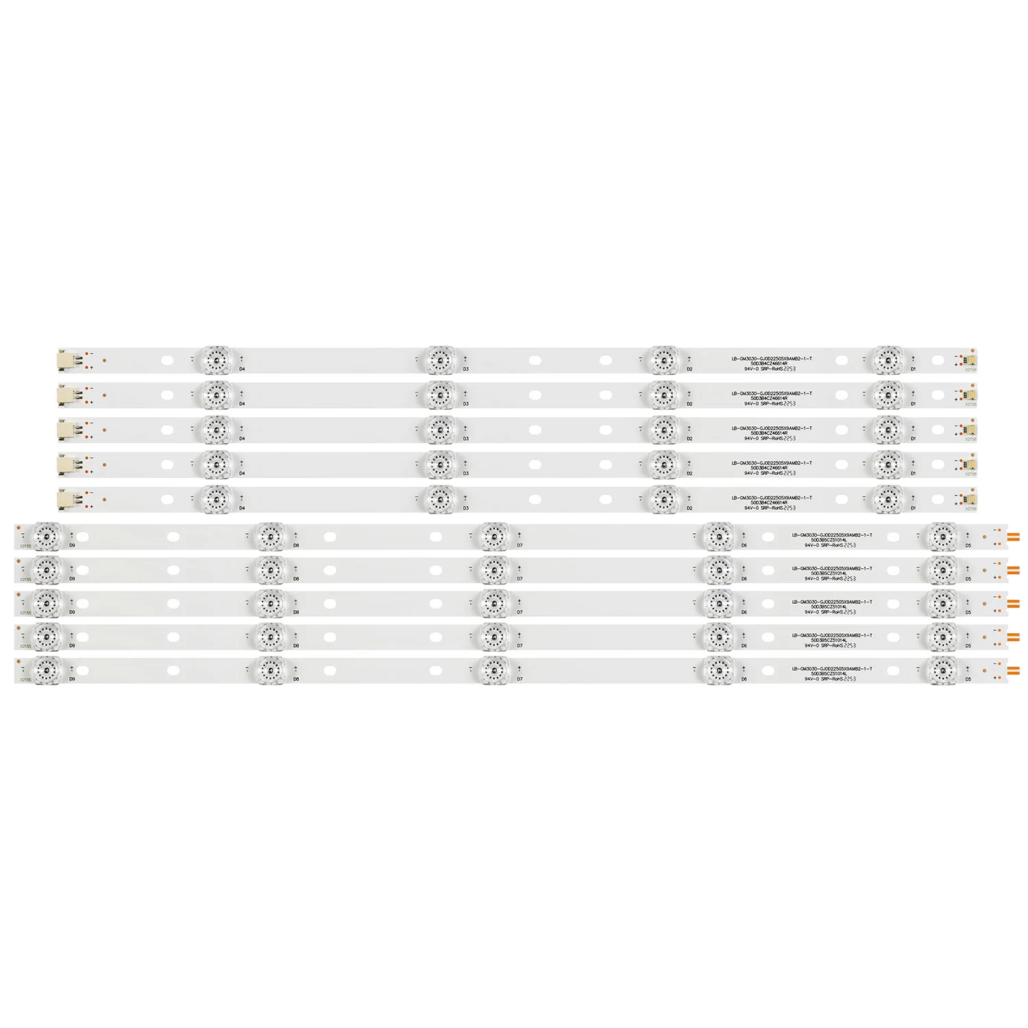Tira de Luz de Fundo Led para Tpt500b5-u2t01.d 2-s Tpt500b5-u1t01.d 1-s 996592000996 Everlight Lbm500m0901-yk4 Hf0 50pus7304