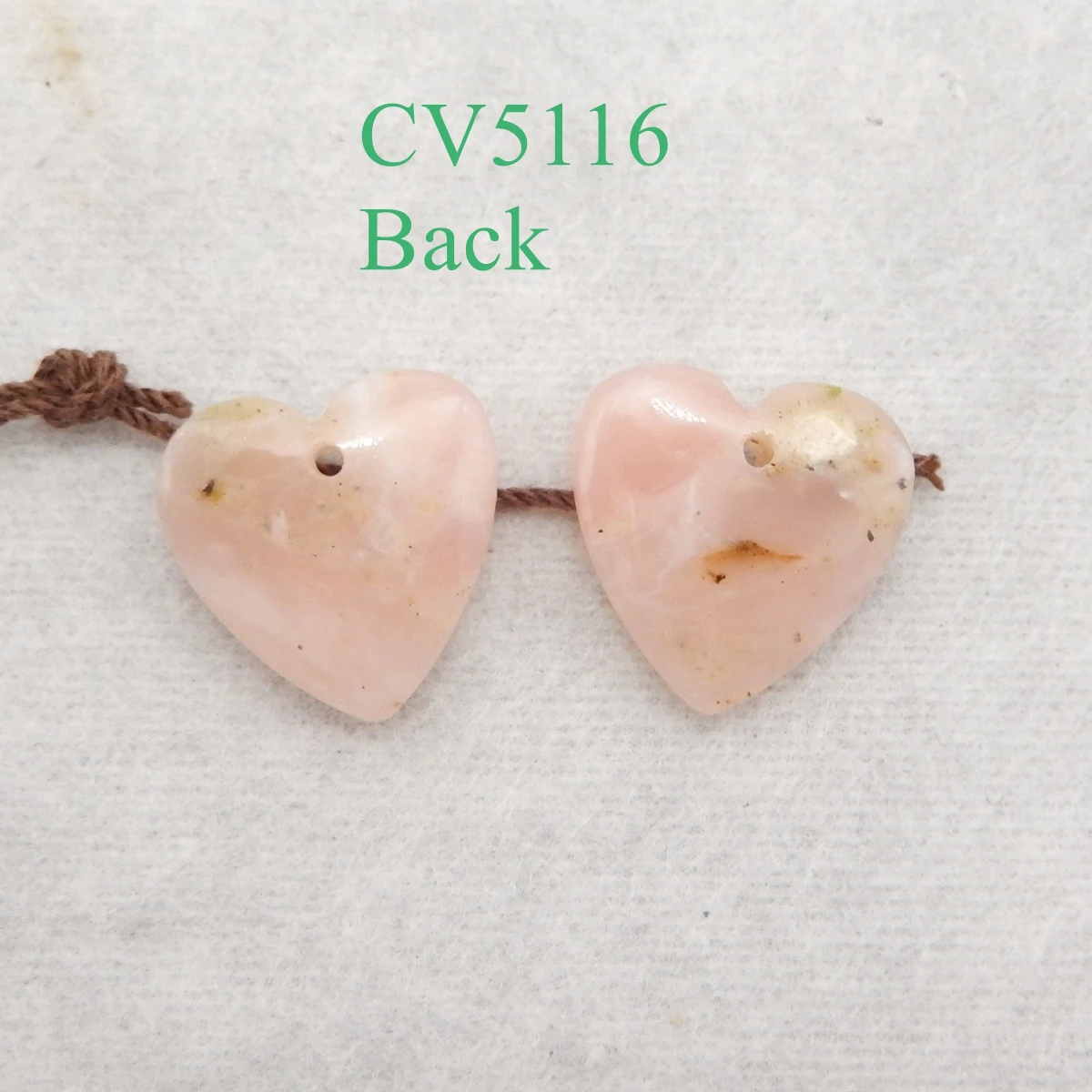 Natural Pink Opal Heart Shape Earrings for Women, Natural Gemstone Earrings Beads for Jewelry Making, Gemstone Earrings