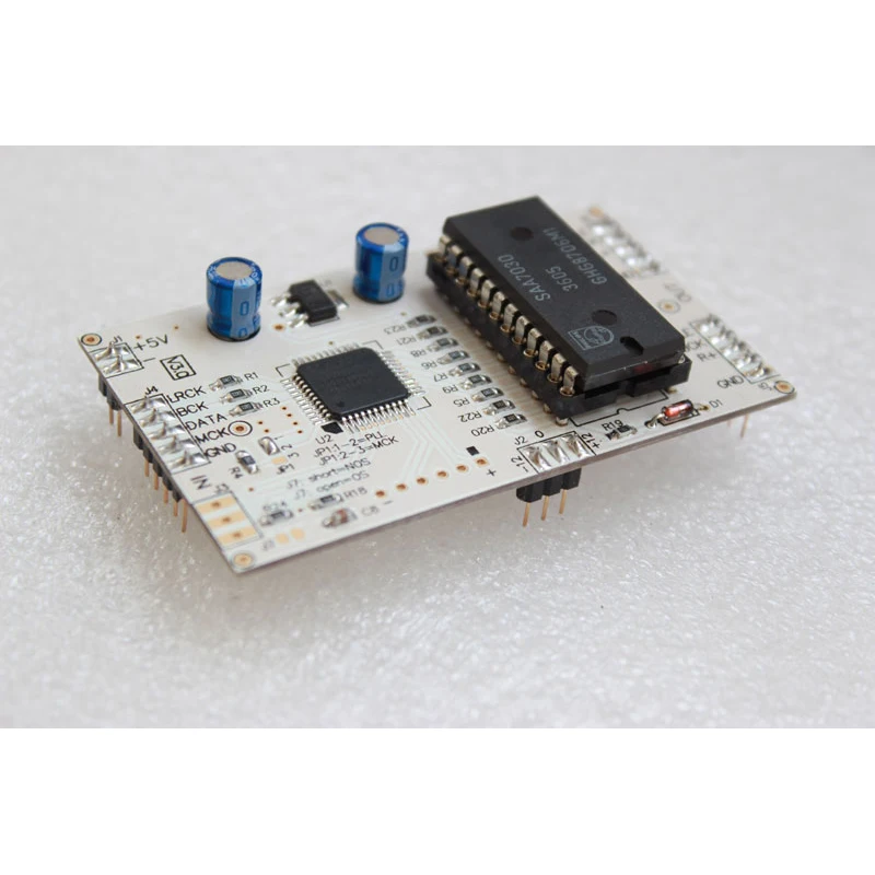 Nvarcher Saa7030 Módulo de Acionamento Suporte I2s 256fs 384fs Entrada para Placa Dac Tda1540