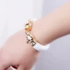 Luxury Enameled Colorful Wolf Bangle Cuff Bracelet Fashion Jewelry for Women Statement Bangles Bracelet Accessory Engagement 5