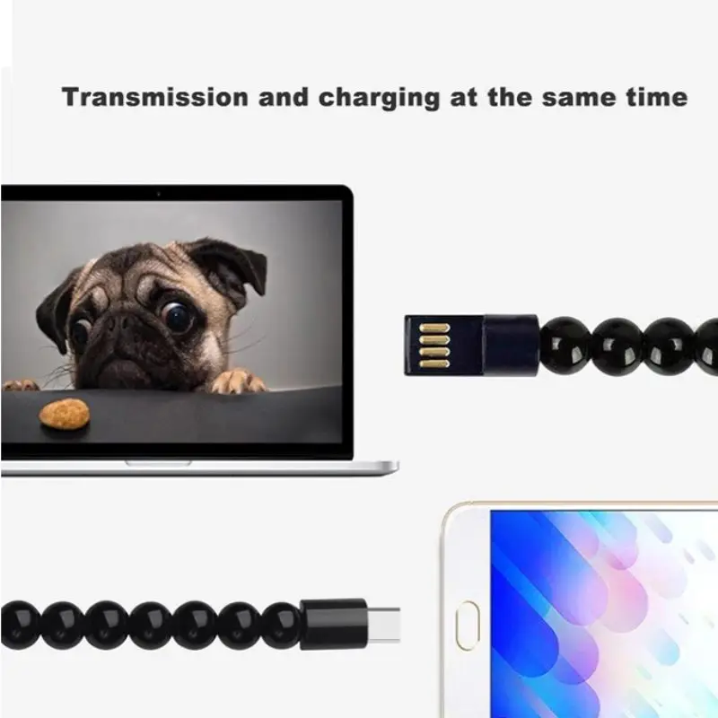 Bracelet USB Cable Portable Fast Charging USB Micro Type C Charger