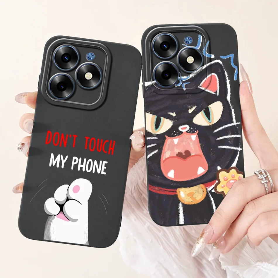 Cute Panda Rabbit Cartoon Soft Silicone Lens Protective Bumper Phone Case