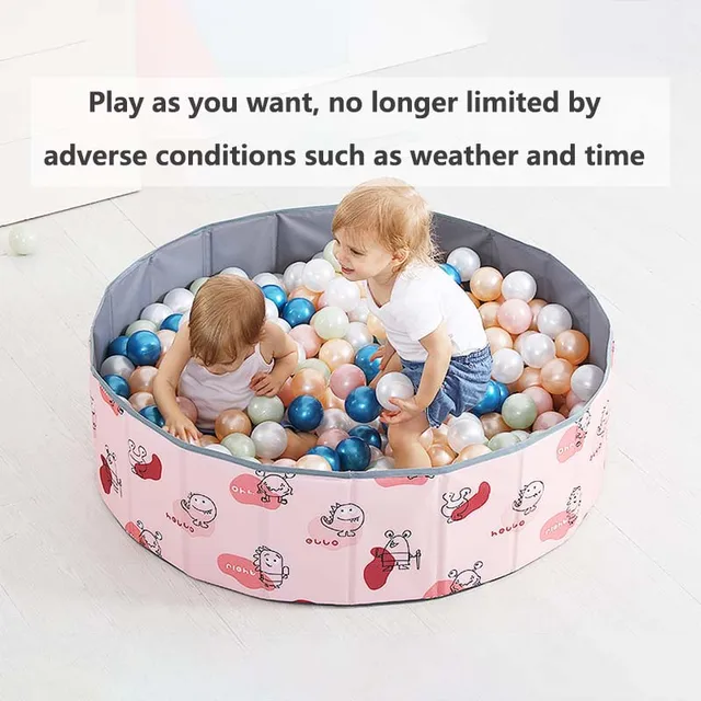 Folding Dry Pool Baby Playpen Ball Pool Portable Baby House Ocean Indoor Outdoor Games Kids Playing House Baby Birthday Gift 3