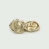 Unique Retro Asymmetrical Metal Coat Buttons, 10pcs 12/17/22mm Irregular Shaped Buttons for Jacket/Suit/Sweater DIY Gold/Silver 6