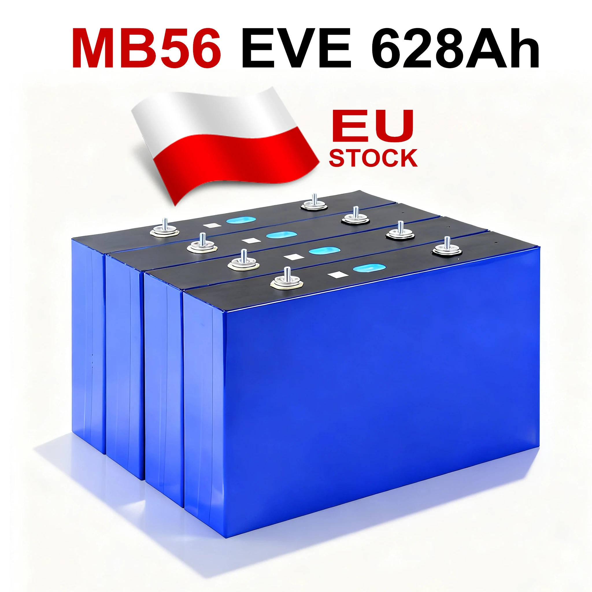 EU Stock Pre-Sale 628Ah EVE MB56 LiFePO4 Battery 3.2V 3.65V Prismatic ...