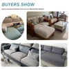 Jacquard Luxury Sofa Covers Elastic Sectional Sofa Seat Case Solid Colors Couch Covers for Sofas Living Room Chaise Lounge Pets 5