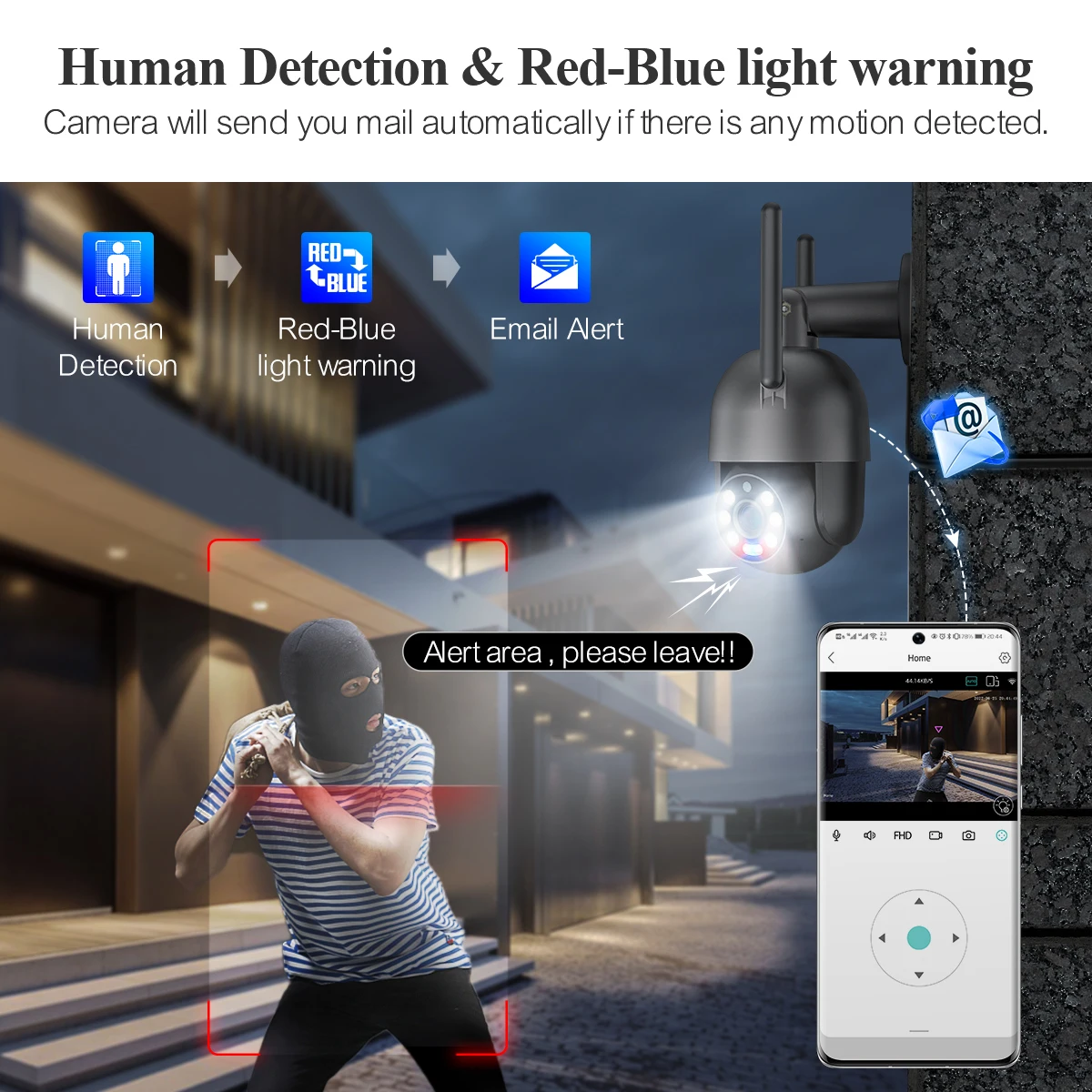 4MP PTZ WIFI IP Camera Two-Way Audio Outdoor Wireless CCTV Security Camera Smart AI Human Detection Color Night Vision wifi camera,ip camera,surveillance camera,wifi ip camera