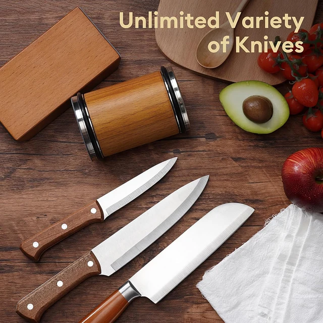 มีดกลิ้ง Sharpener ผู้ถือมีดแม่เหล็กเพชร Sharpening Stone ชุด 15 และ 20 องศามุม Roller อุปกรณ์ครัว 6