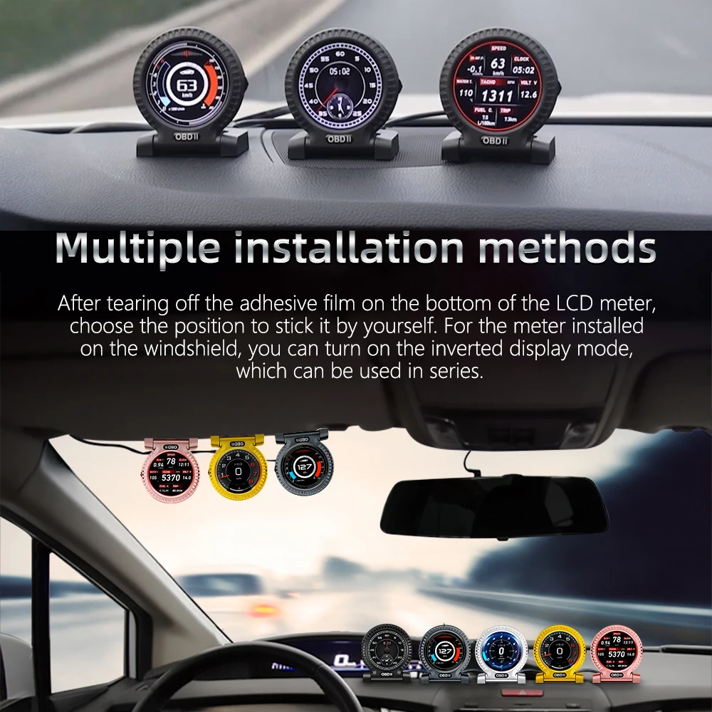 KWHUD HUD OBD2    ÷, ڵ ӵ, RPM  µ 跮  Ҵ ũ ĸƼ 2008-2024 ָ