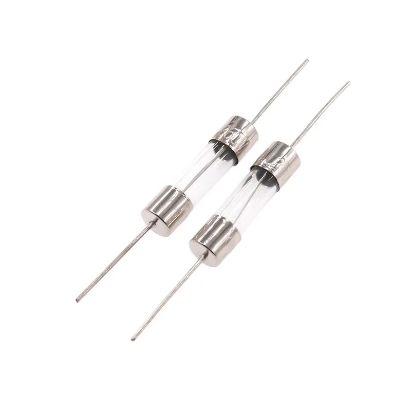 

100PCS 5*20mm Axial Glass Fuse Fast Blow 250V With Lead Wire 5*20 F 0.5A/1A/2A/3A/3.15A/4A/5A/6.3A/8A/10A/12A/15A The fuse tube