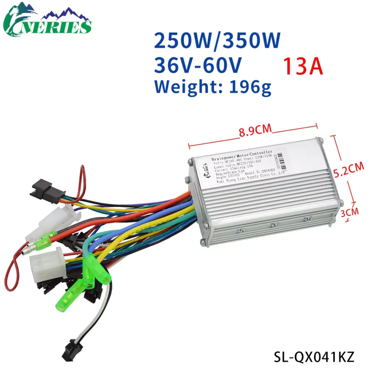 36V 60V 전기 자전거 13A 브러시리스 모터 컨트롤러 LCD 디스플레이 지능형 제어 여러 사양