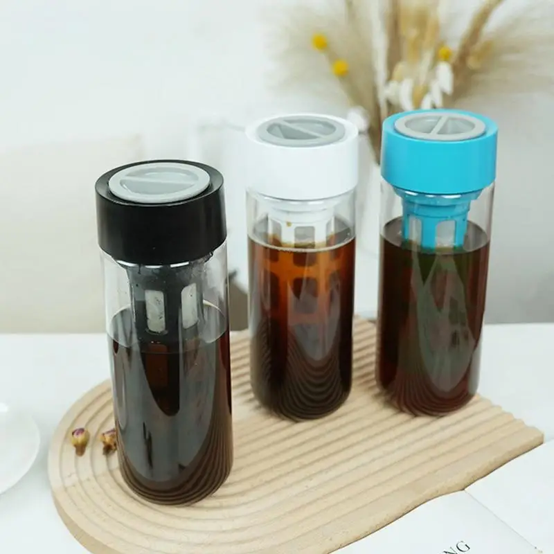 

Portable All In 1 Glass Cold Brew Coffee Maker Equipped With Fine Filter Multifunctional Water Iced Tea Iced Coffee Maker