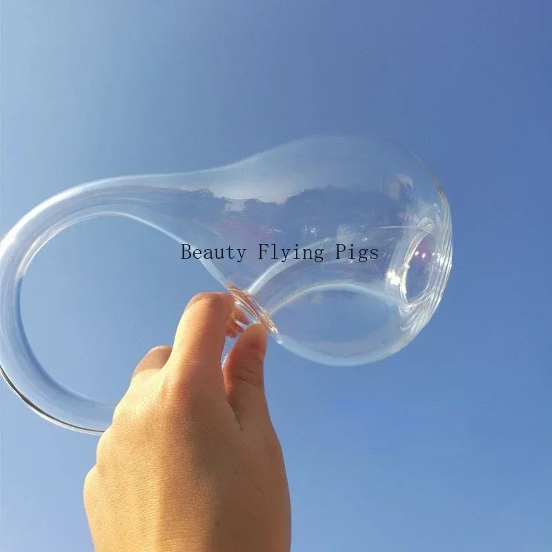 Klein Bottles Thickened Ornaments Four-dimensional Space Decorative Glass Bottle Gifts Transparent Glass Home Decoration glass bottles