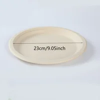 50PCS Disposable Paper Plates Convenient Clean Disposable Paper Plates Lunch Gatherings Cake Dessert Camping Party Kitchen 2