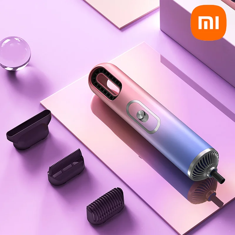 XIOAMI Hair Dryer Hair Styling 3-in-1 Mini Portable Hair Dryer Curling Comb Brush Curling Iron Straightener Manual Hair Dryer 3 XIOAMI Hair Dryer Hair Styling 3-in-1 Mini Portable Hair Dryer Curling Comb Brush Curling Iron Straightener Manual Hair Dryer 3