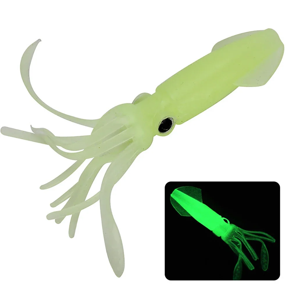 5pcs/set Luminous Bionic Squid Bait Artificial Sea Fishing Lure Outdoor Fishing Accessories