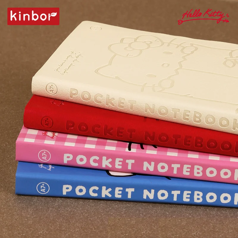 Cute Kitty Collection Pocket Notebook with Grid & Blank Pages - Kawaii Travel Stationery