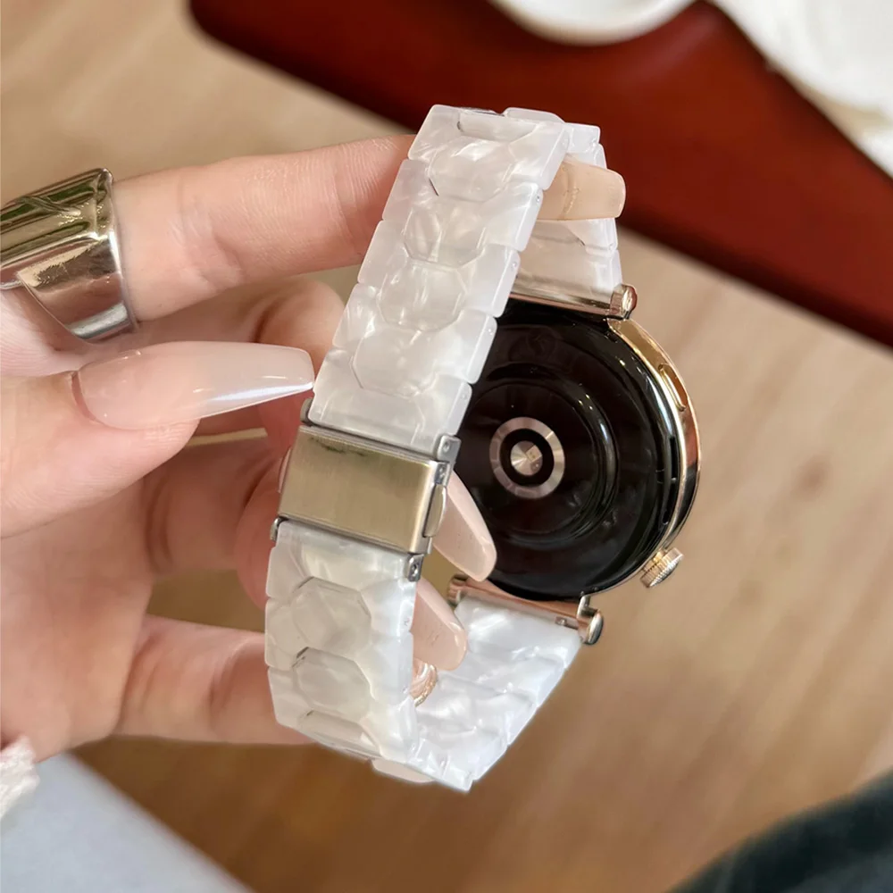 Lightweight 18mm Resin Watch Band - Elegant Wristband for Smaller Garmin Watches